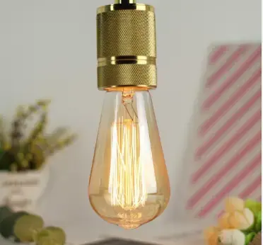Edison Flemanlı St64 Rustik 40W E27 Duy Dekoratif Armut Ampul