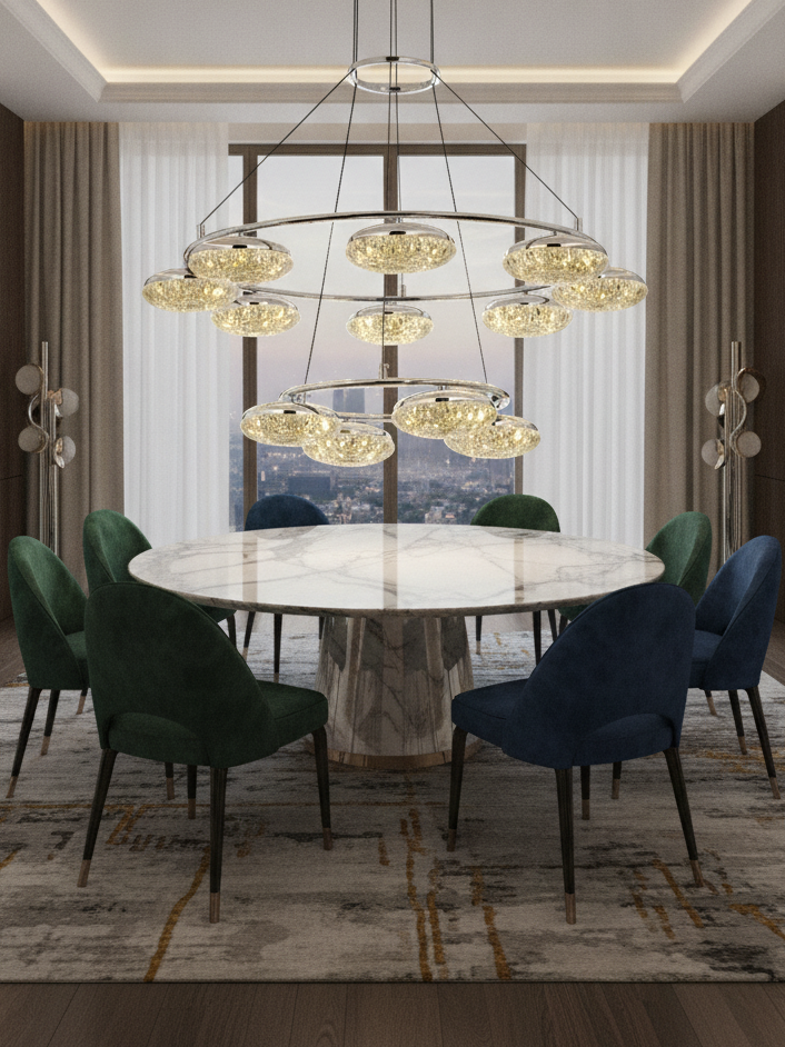 Avenelle 80+50 Çift Katlı Krom