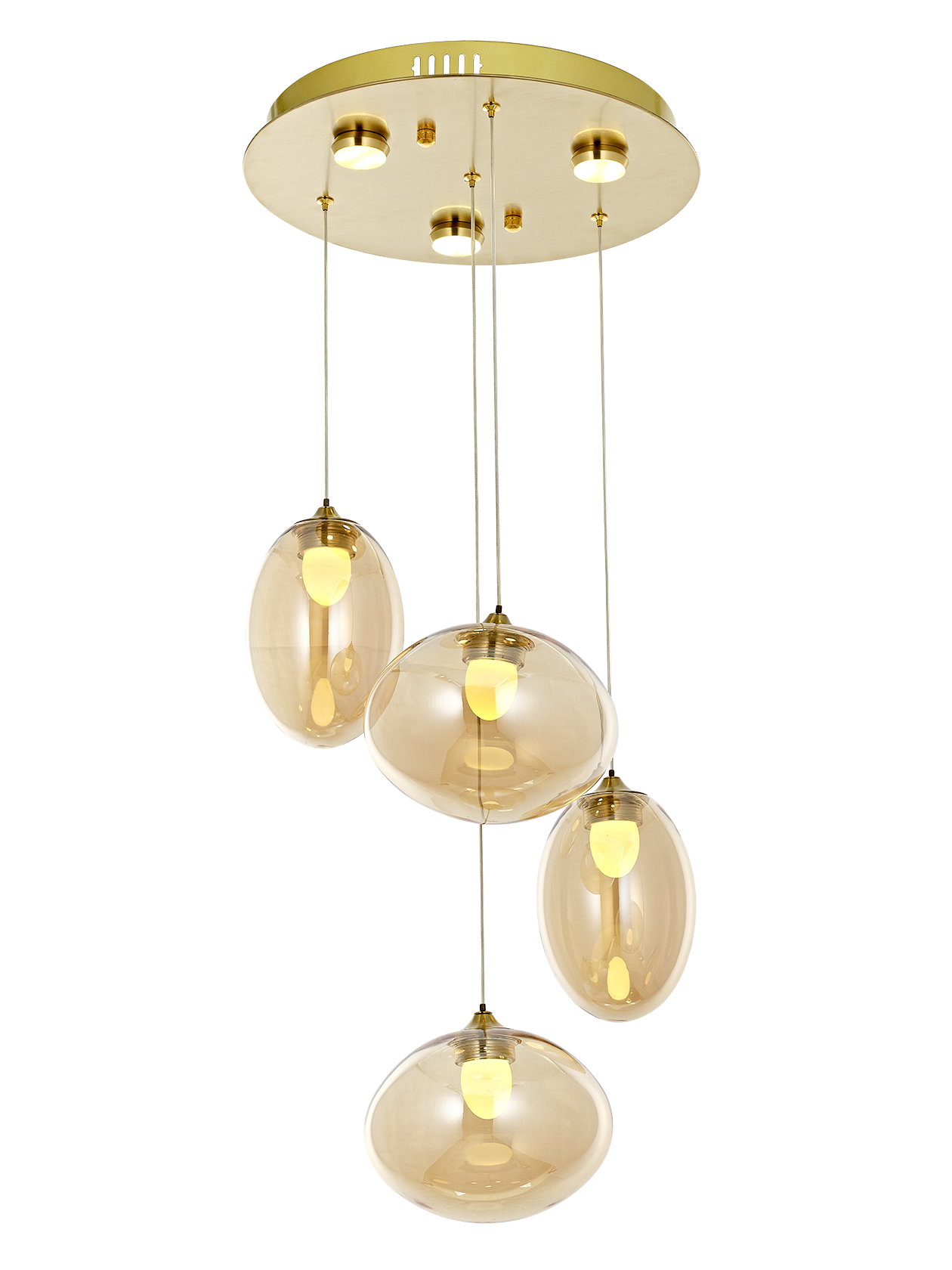 Harmonia 4'lü Sarkıt Gold