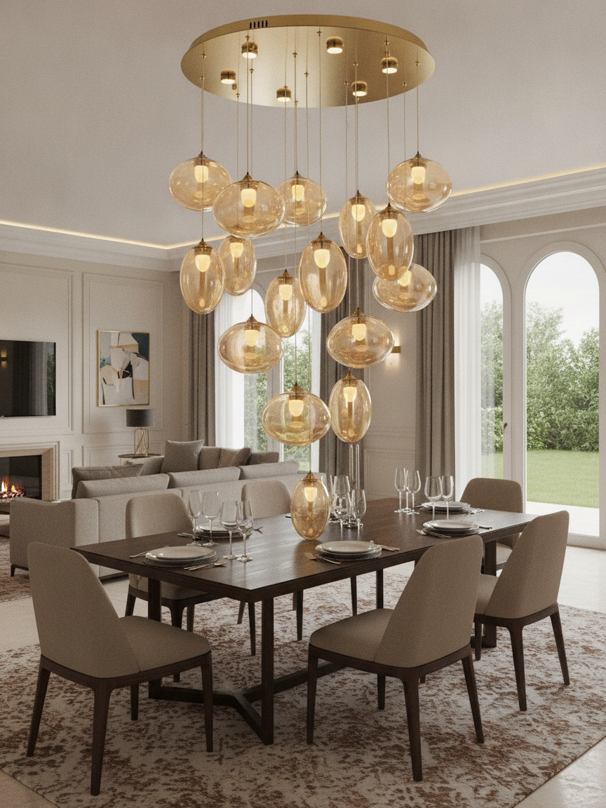 Harmonia 16'li Sarkıt Amber
