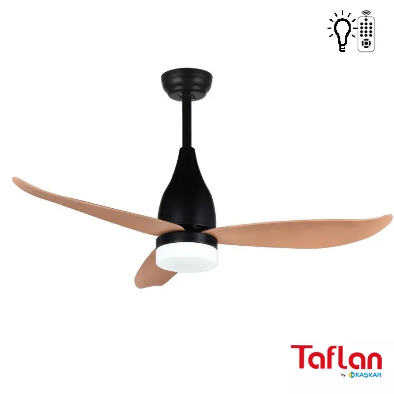 Taflan - Kaşkar D52070 Uzaktan Kumandalı Lambalı Tavan Vantilatörü