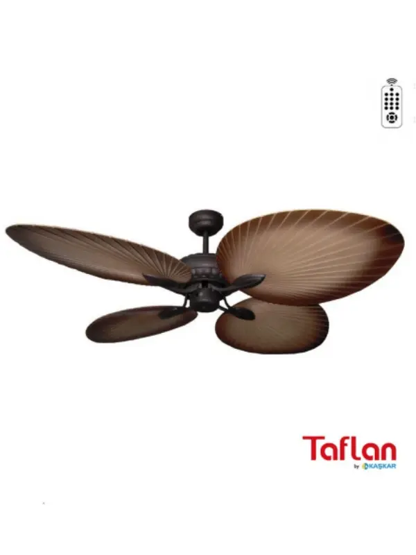 Taflan - Kaşkar T52040 Kahverengi Lambasız Tavan Vantilatörü