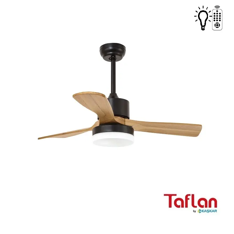 Taflan - Kaşkar F52309 Uzaktan Kumandalı Lambalı Tavan Vantilatörü