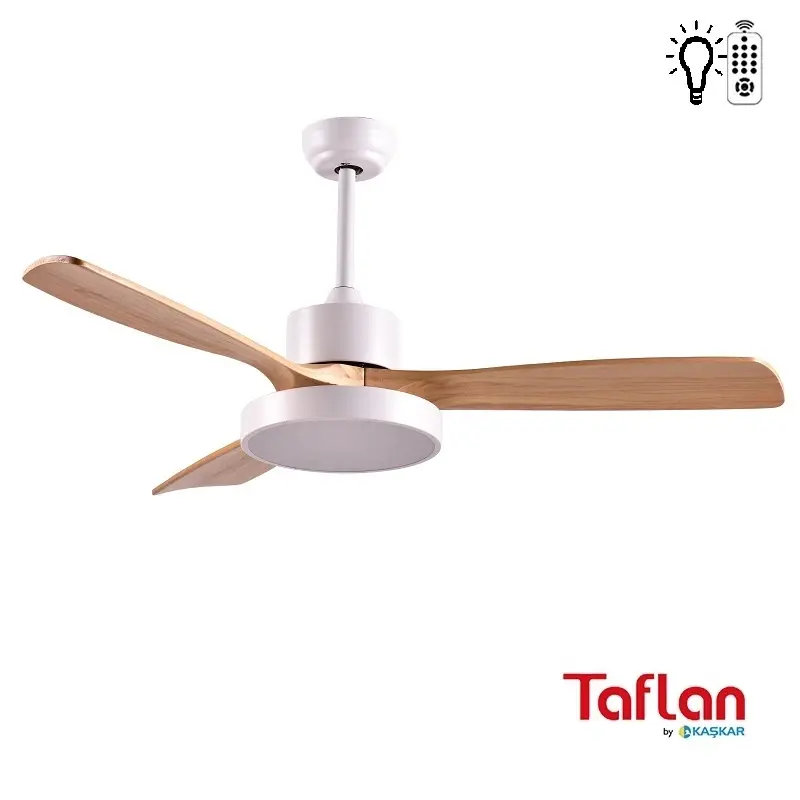 Taflan - Kaşkar F52308 Lambalı Uzaktan Kumandalı Tavan Vantilatörü