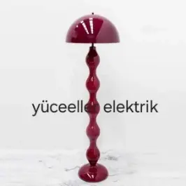 Modern Dekoratif Lambader - Bordo