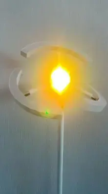 Rgb Modern Dim Edilebilir Lambader - Siyah