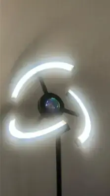 Rgb Modern Dim Edilebilir Lambader - Siyah