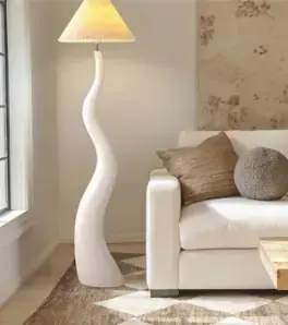 Fransız İskandinav Lux Lambader - Beyaz