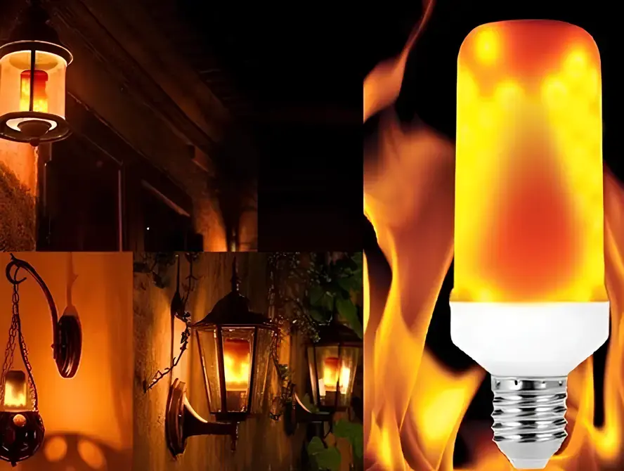 Newlıght Alev Ampul 7W Led - 3 Fonksiyonlu